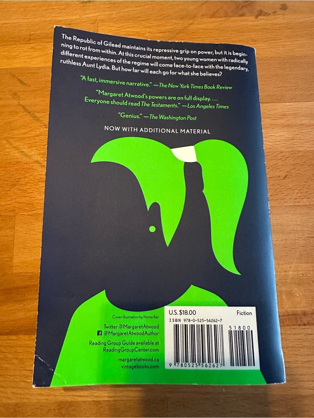 The Testaments paperback - Picture 2 of 3